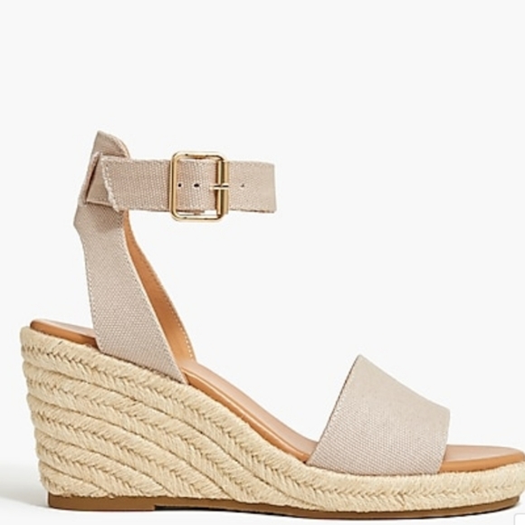 J CREW CANVAS WEDGES - Picture 3 of 5